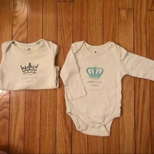 3-6 Month Gap long Sleeve Onesies